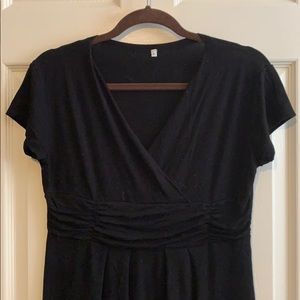 Women’s Black V-Neck Dress